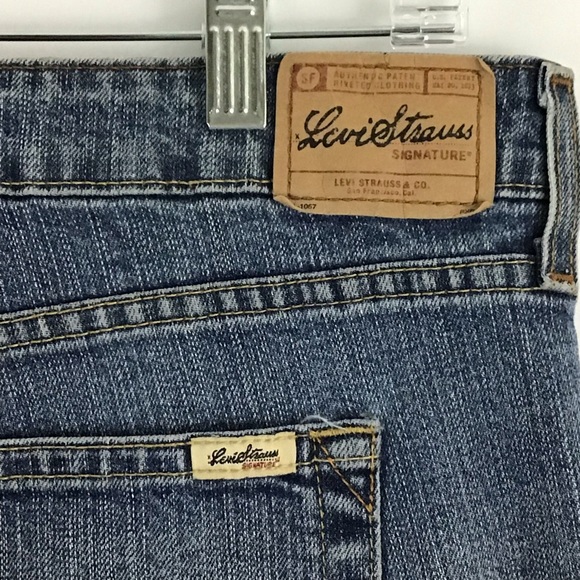 LEVIS WOMEN STRETCH LOW RISE BOOT CUT JEANS SIZE 10 LONG - Picture 6 of 6